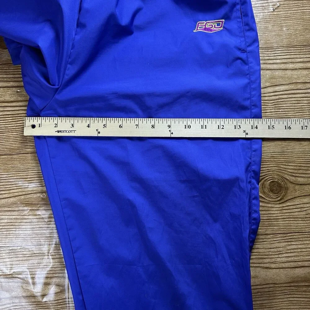 Vintage‎ Saucony Track Pants Mens L Purple Neon Zip Nylon Y2K Windbreaker